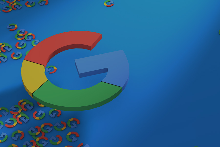 A large "G", representing Google's Business Profile