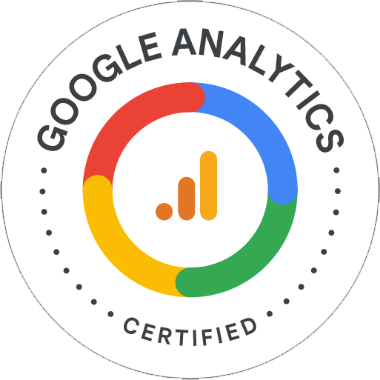 A badge displaying "Google Analytics Certified"